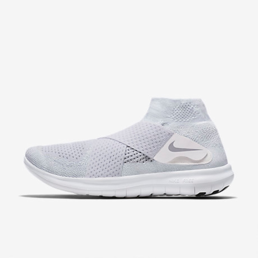 NIKE Free RN MOTION FLYKNIT NEW Grey women 7.5 - Picture 1 of 5